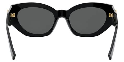 Versace™ VE4376B GB1/87 54 Black Sunglasses.